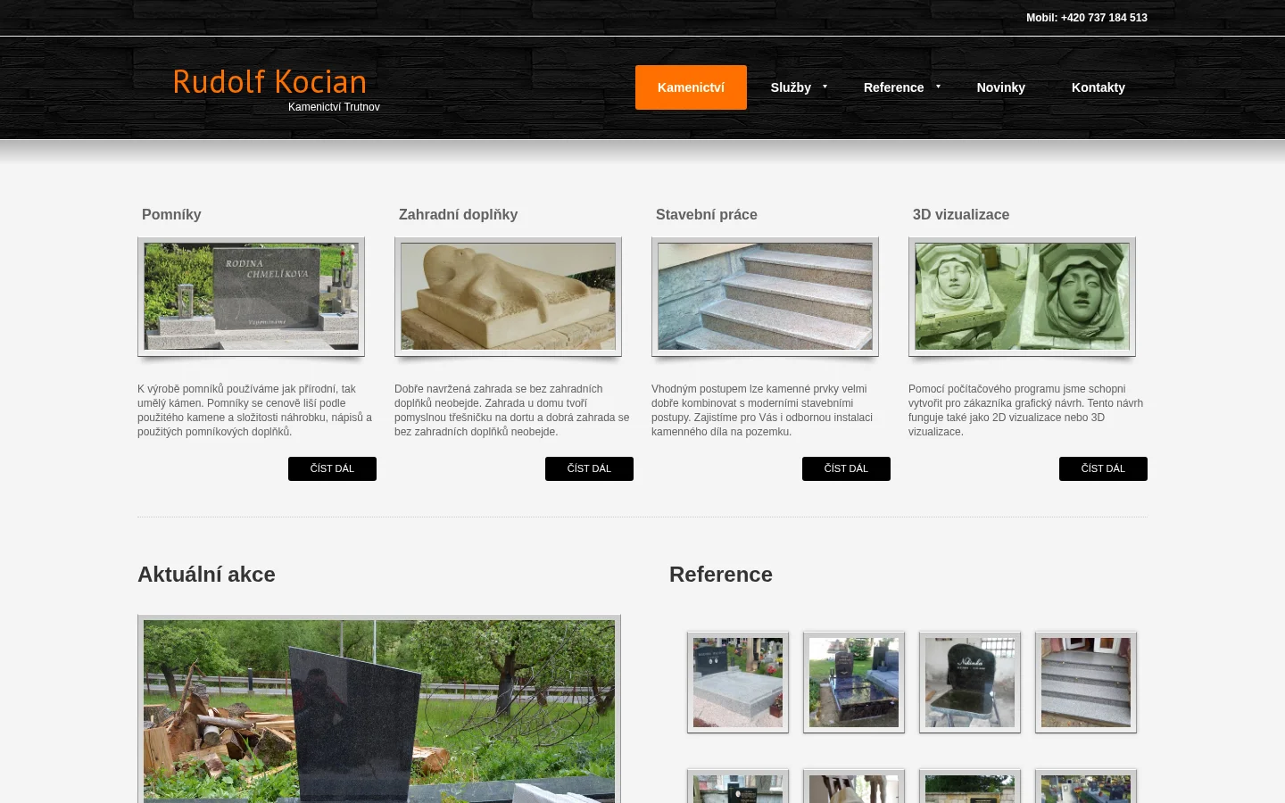 KAMENICTVÍ - KOCIAN RUDOLF website