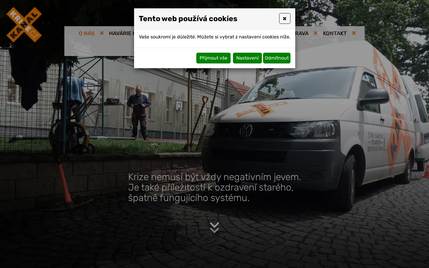 Kanalkrize cz website