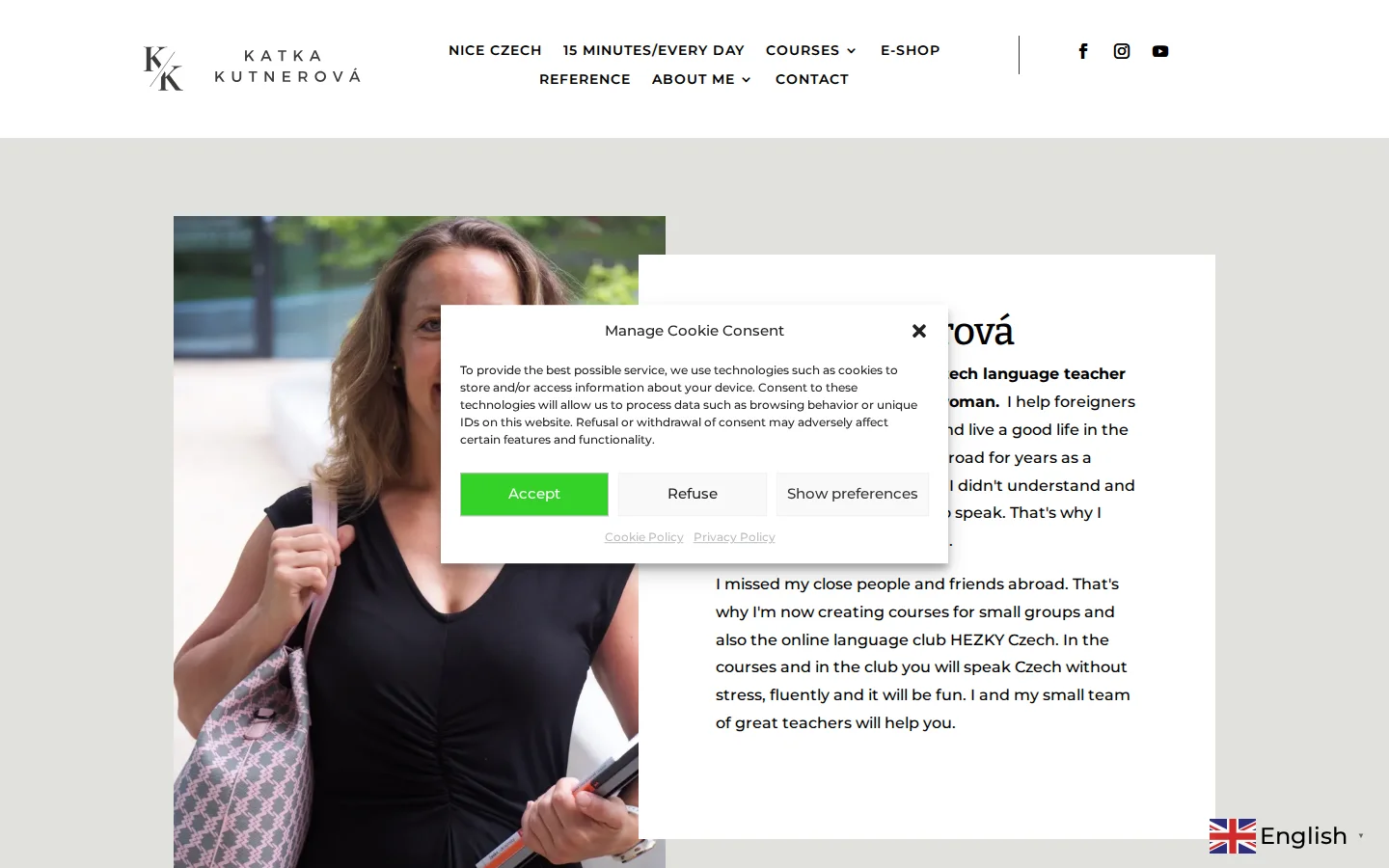 Katka Kutnerová website