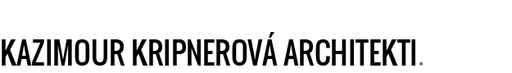 KAZIMOUR KRIPNEROVÁ ARCHITEKTI logo