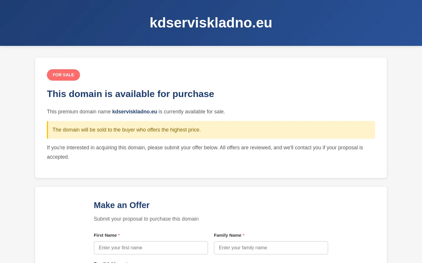 KD SERVIS, a.s. website
