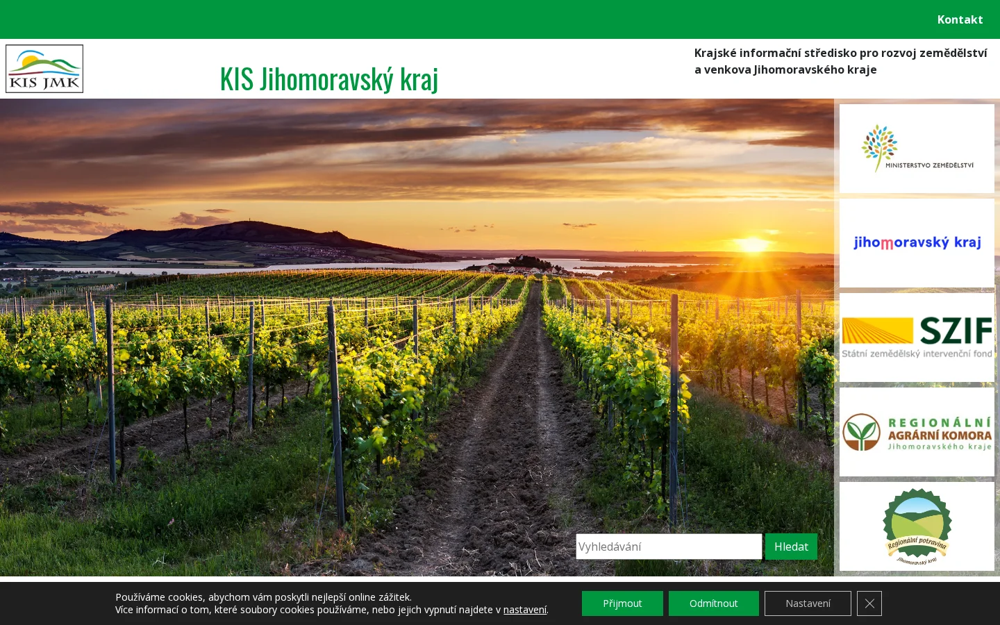 Regionální agrární komora Jihomoravského kraje website