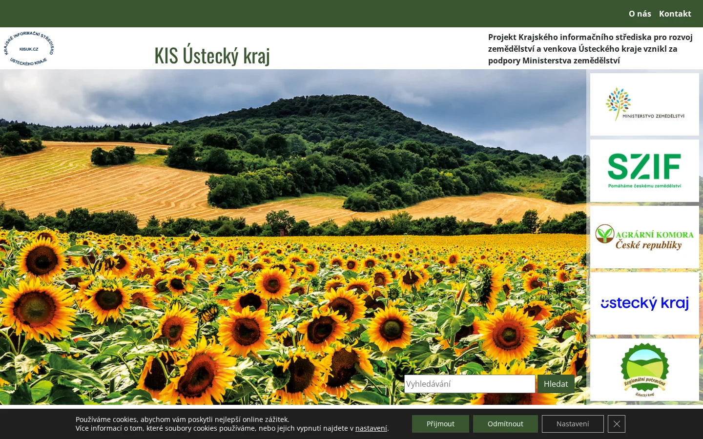 Okresní agrární komora Most website