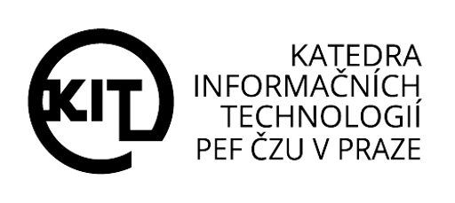 ČZU - Katedra informačních technologií Provozně ekonomické fakulty logo
