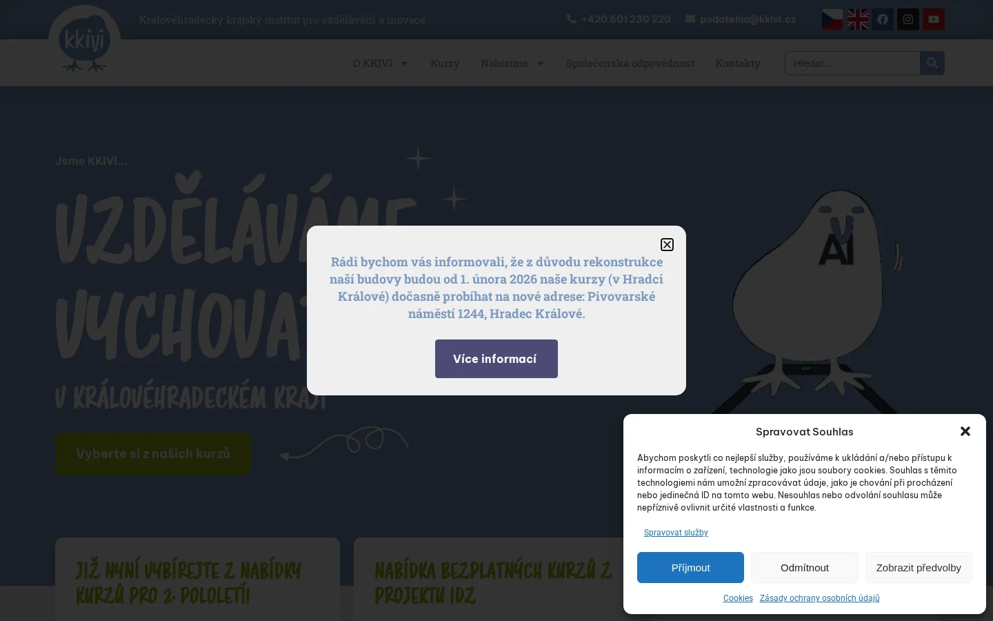 KKIVI - Královéhradecký krajský institut pro vzdělávání a inovace website