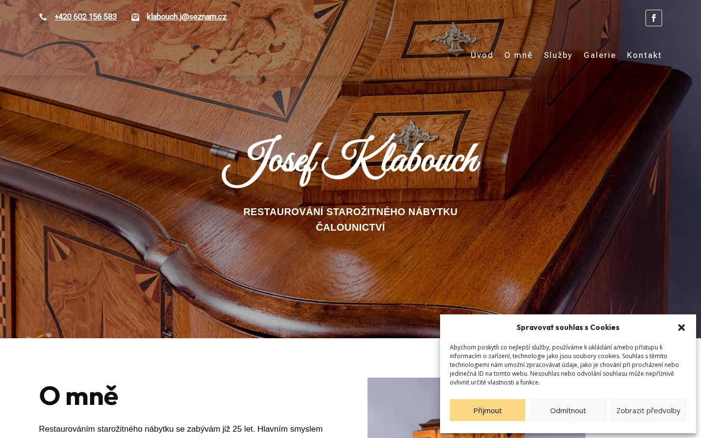 Josef Klabouch website