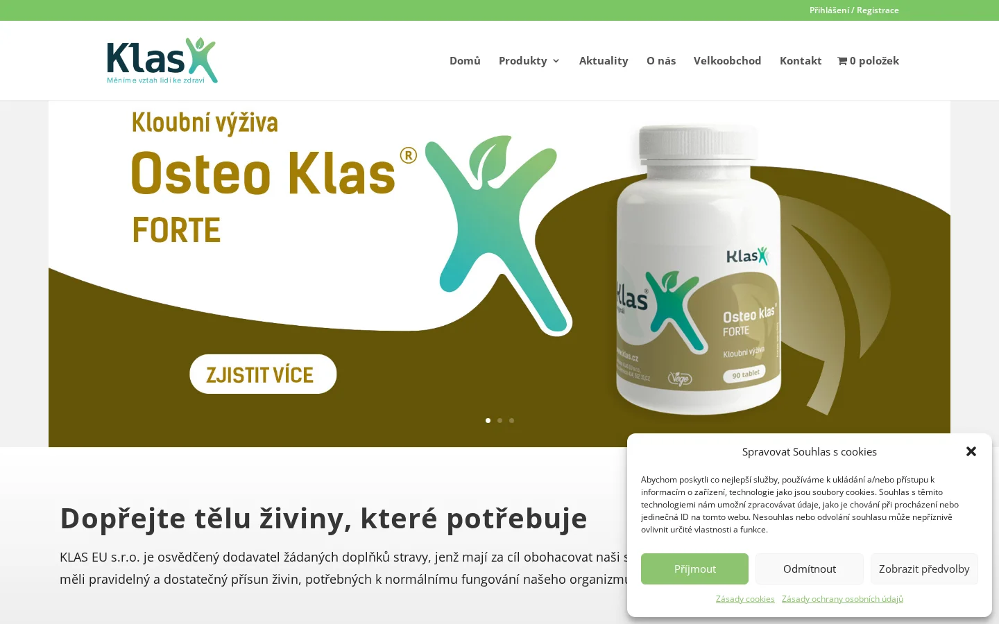 KLAS website
