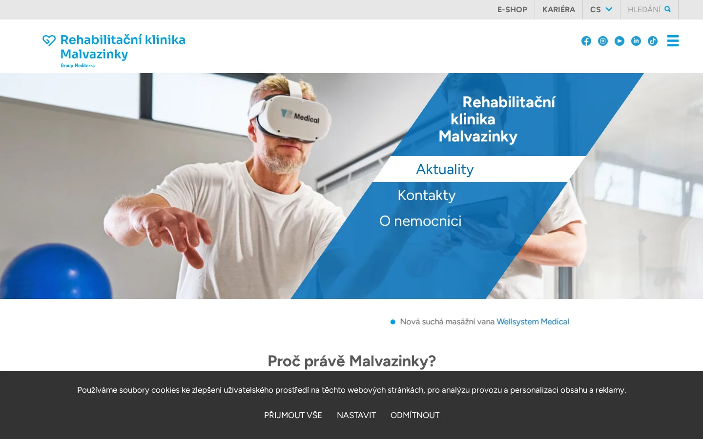 Klinika Malvazinky website