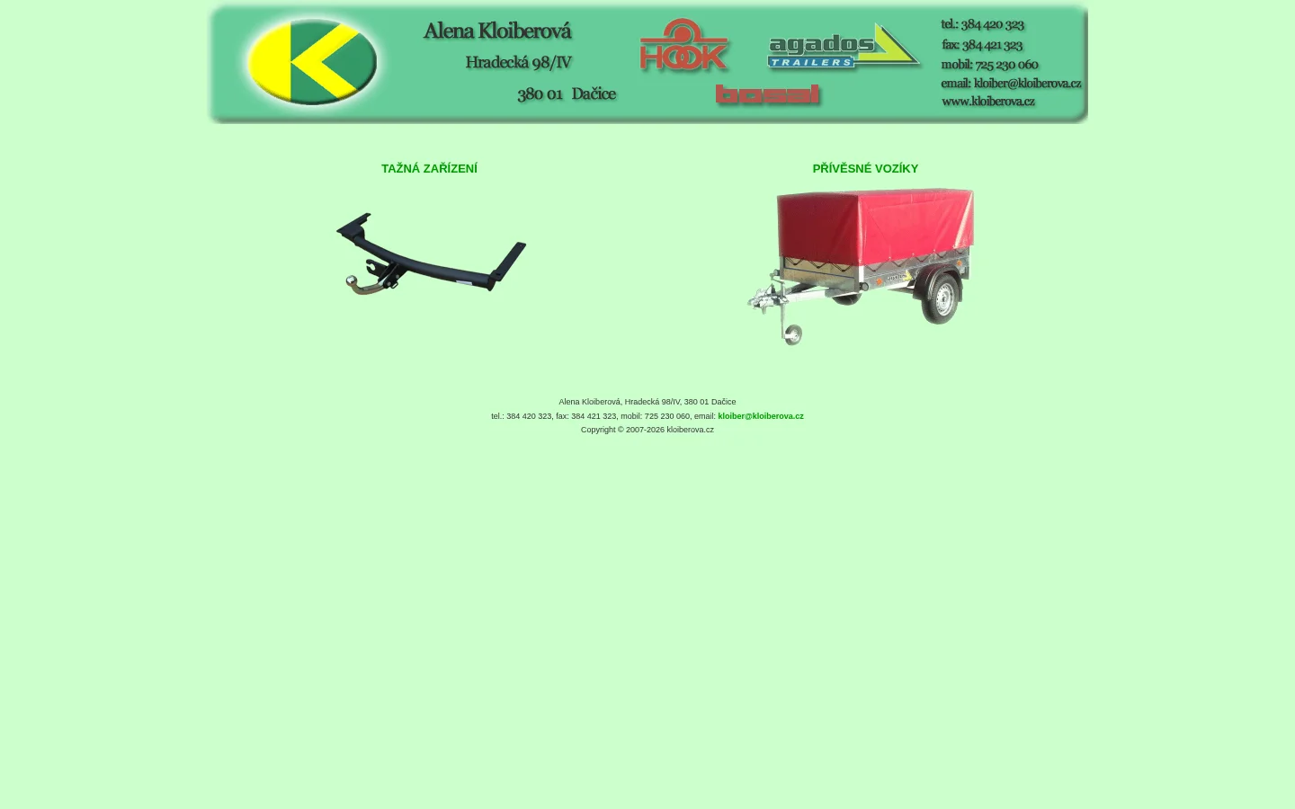 Alena Kloiberová website