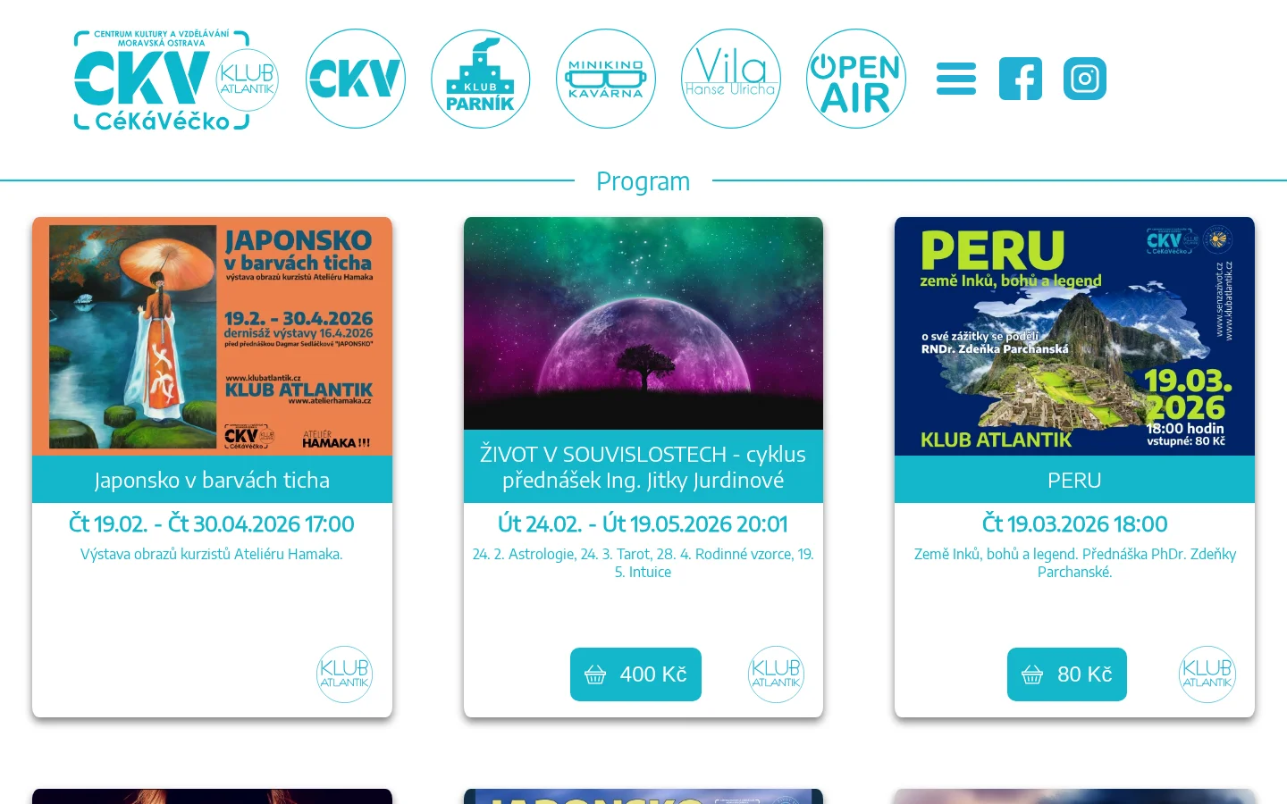Klub Atlantik website