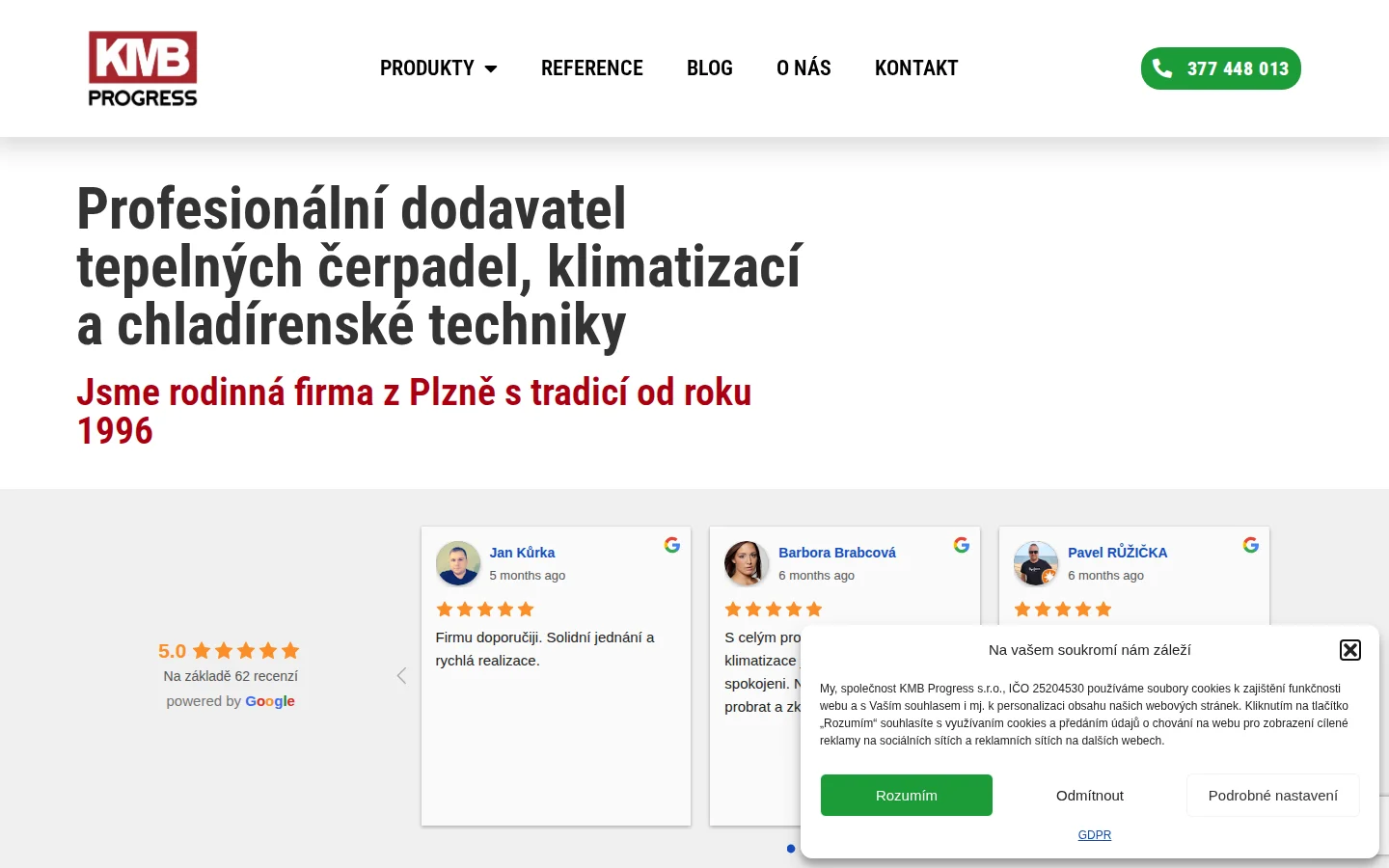 KMB Progress website