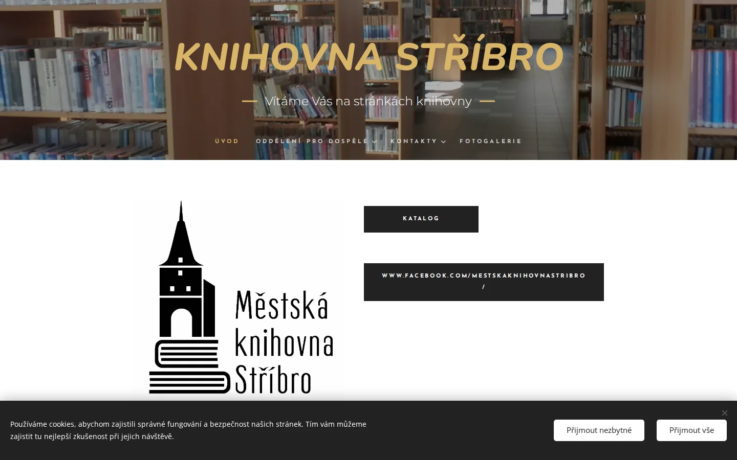 Městská knihovna Stříbro website