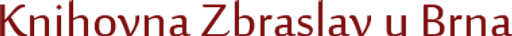 Obecní knihovna Zbraslav logo