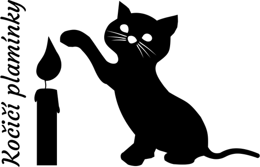 Kočičí plamínky logo