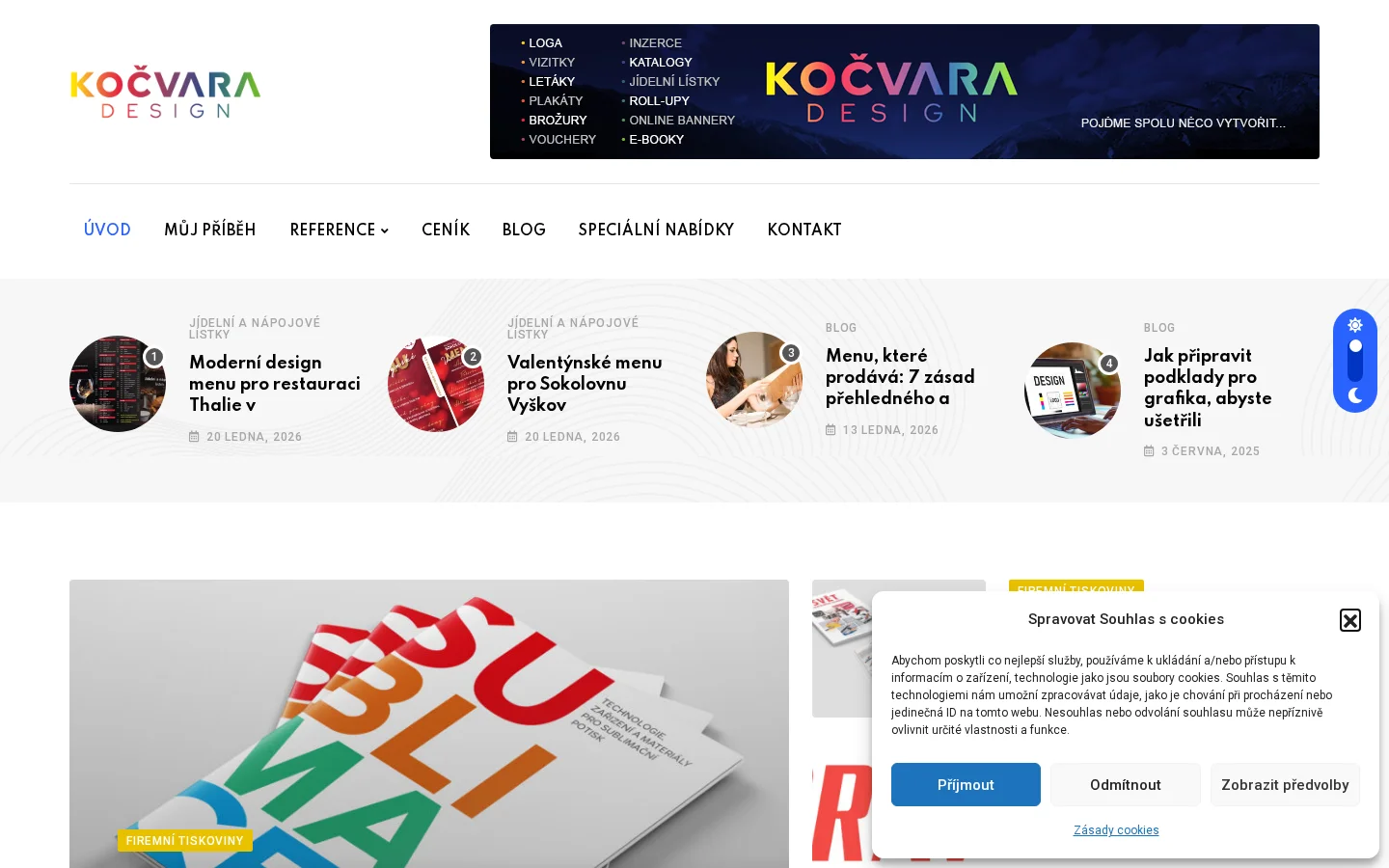 Kočvara Design website