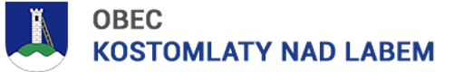 Kostomlaty nad Labem - obecní úřad logo