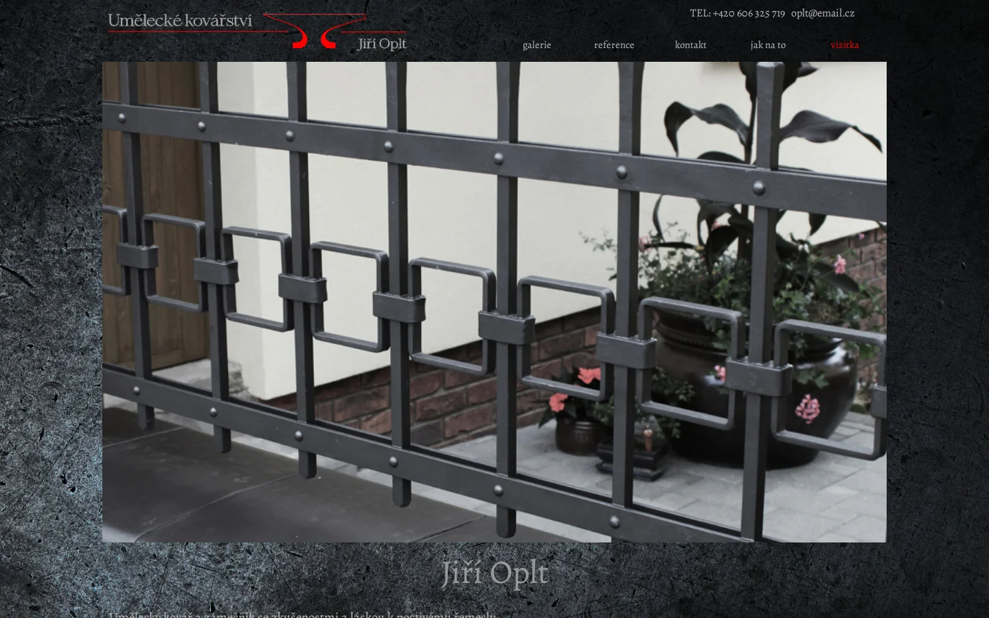 Kovařství Oplt website