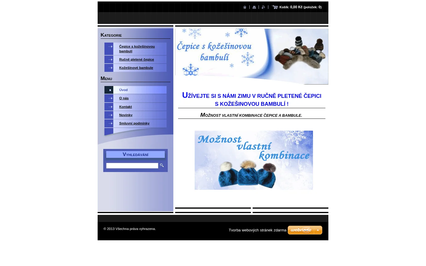 Kozesinove-bambule.cz website