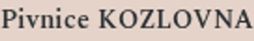 Pivnice Kozlovna logo