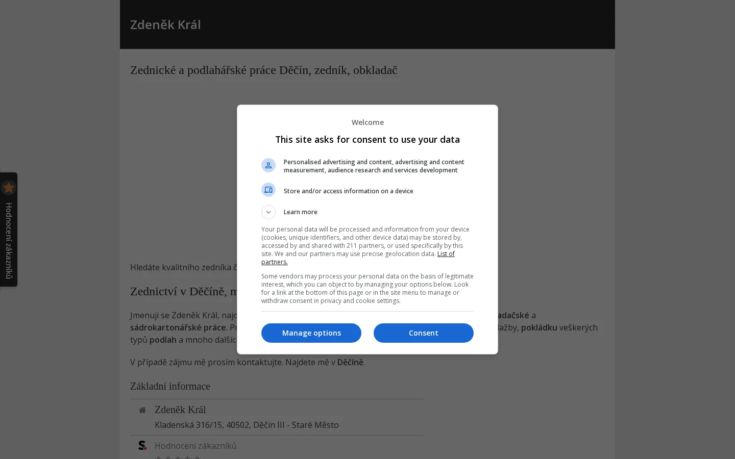Zdeněk Král website