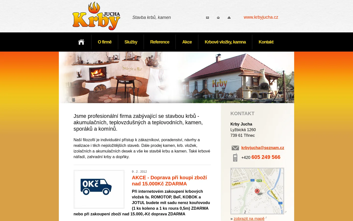 Krby Jucha website
