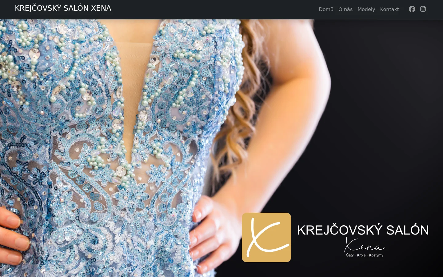 Krejčovský salón Xena website