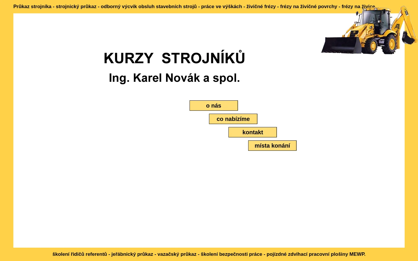 Kurzy strojníků website