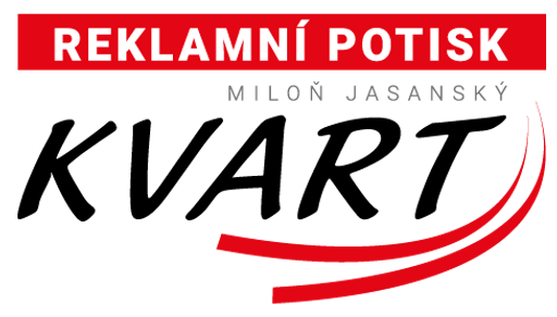 KVART - reklamní potisk logo