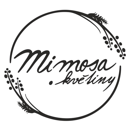 Mimosa.květiny logo