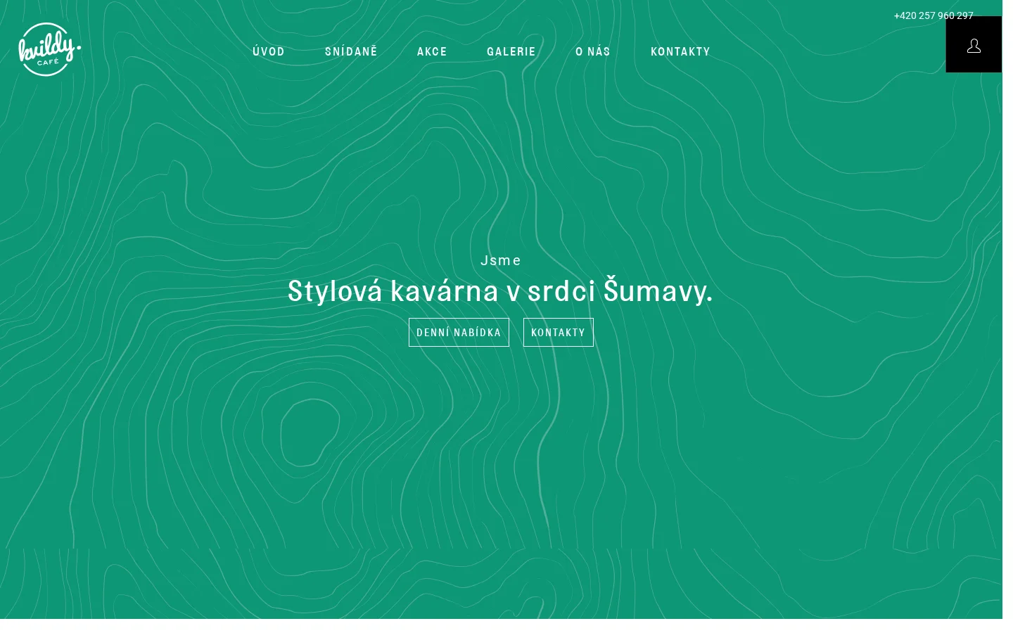 Kvildy.Café website