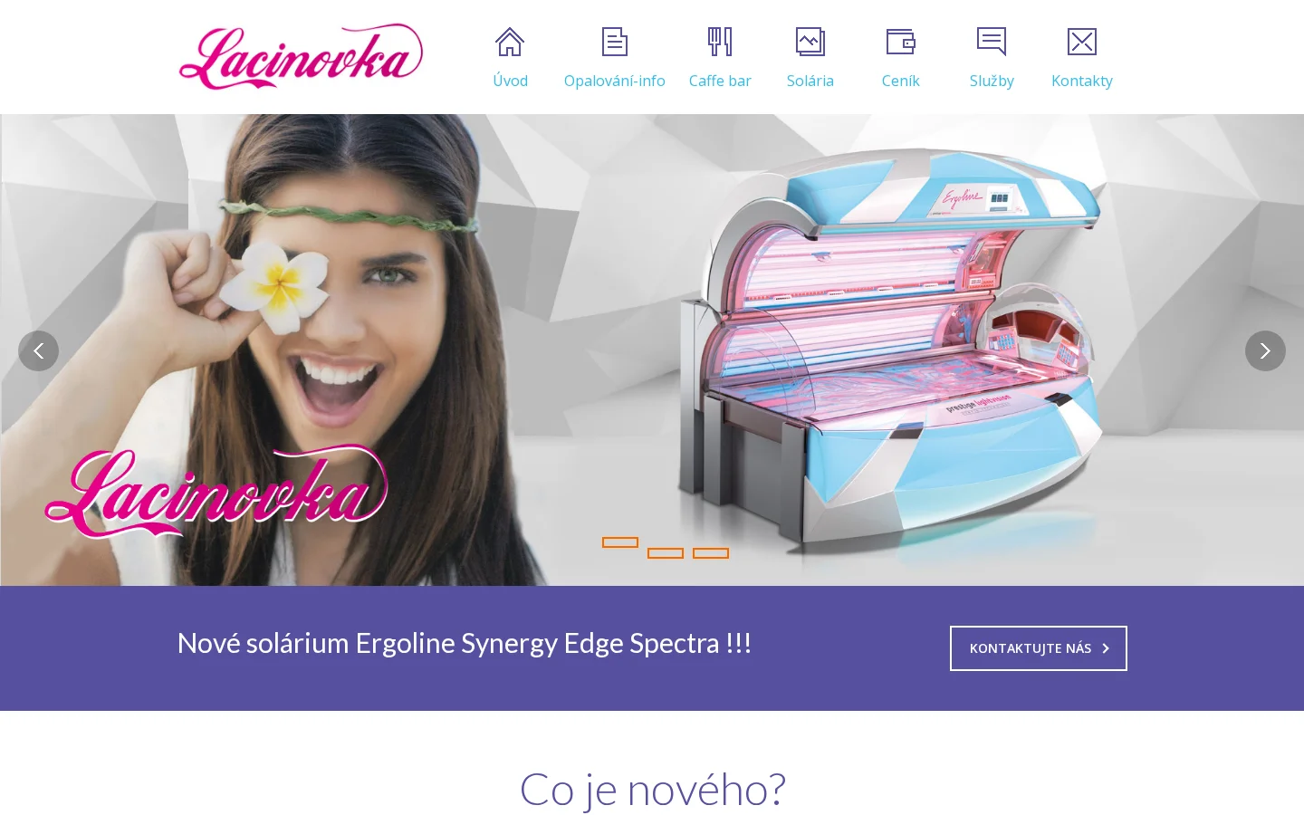 Solární studio Lacinovka website