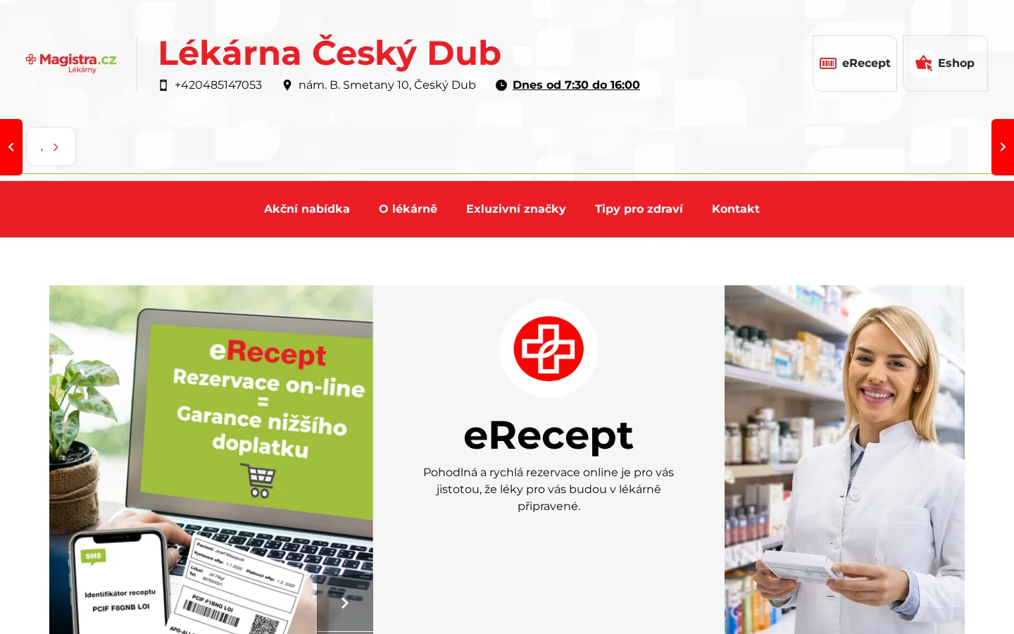 Český Dub website