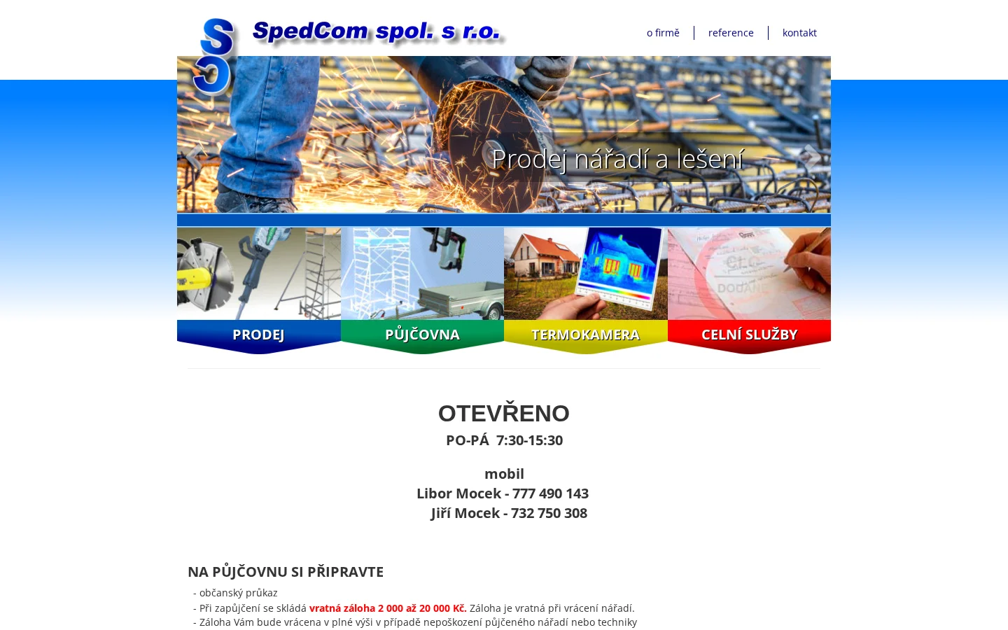 SpedCom website