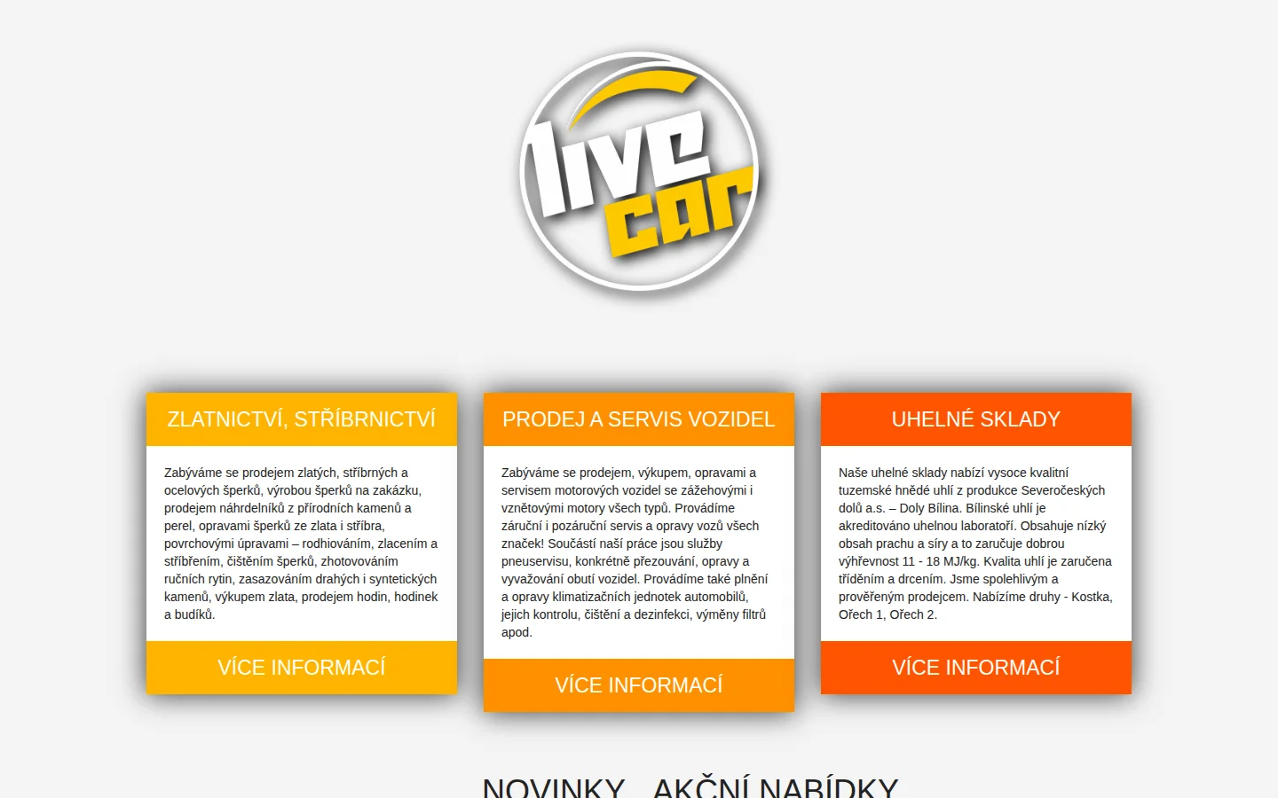 Livecar website