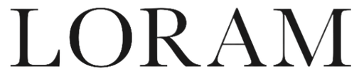LORAM - krejčovství logo