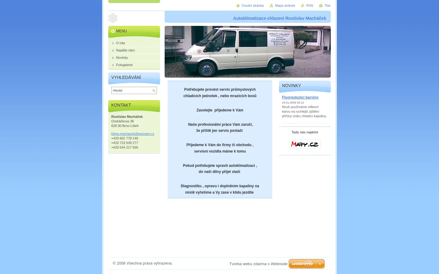 Rostislav Macháček website
