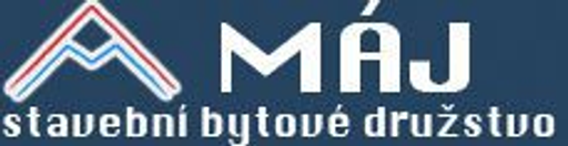 Máj, stavební bytové družstvo logo