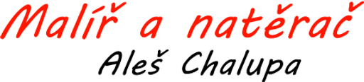 Malíř a natěrač Aleš Chalupa logo