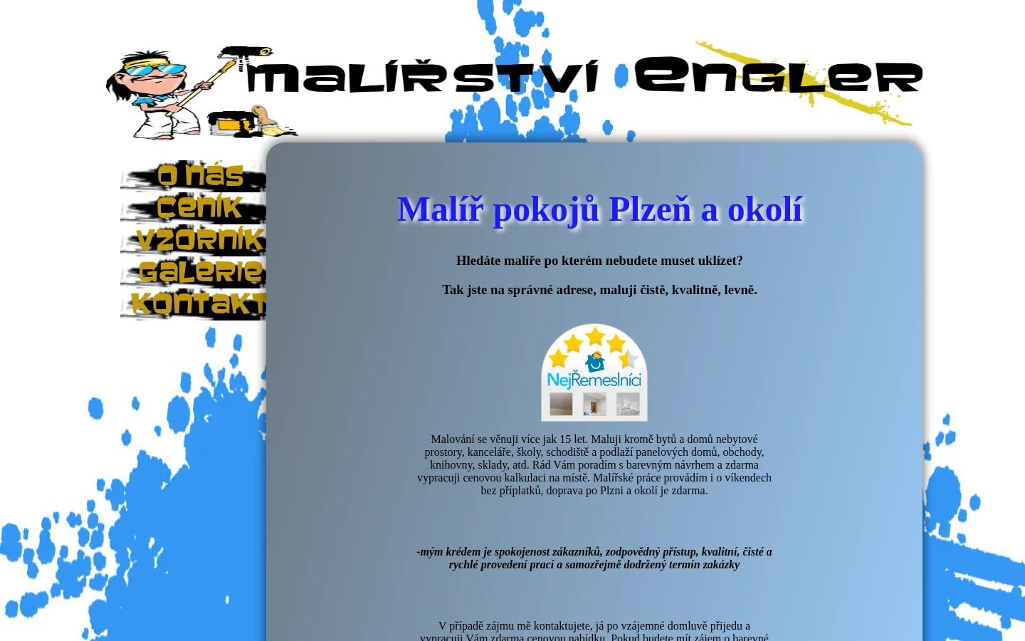Malířství Engler website