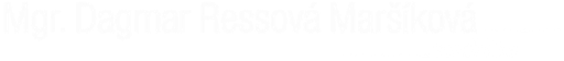 Mgr. Dagmar Ressová Maršíková - advokátka logo