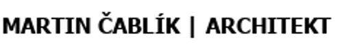 Architekt Ing.arch. Martin Čablík logo