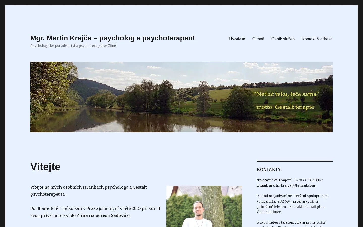 Mgr. Martin Krajča website