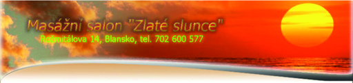 Masážní salon "Zlaté slunce" logo
