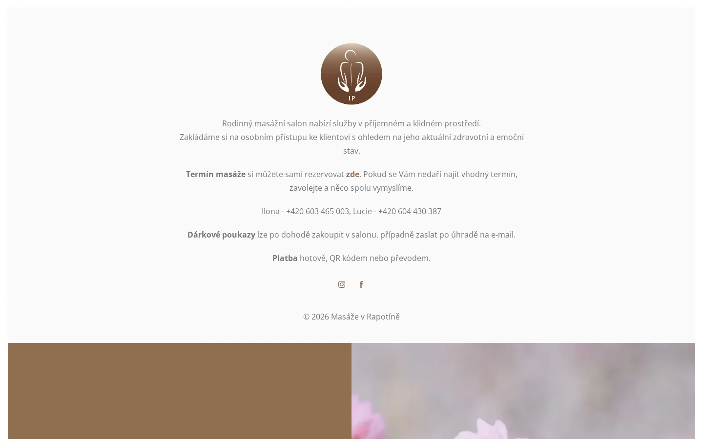 masaze-rapotin.cz website