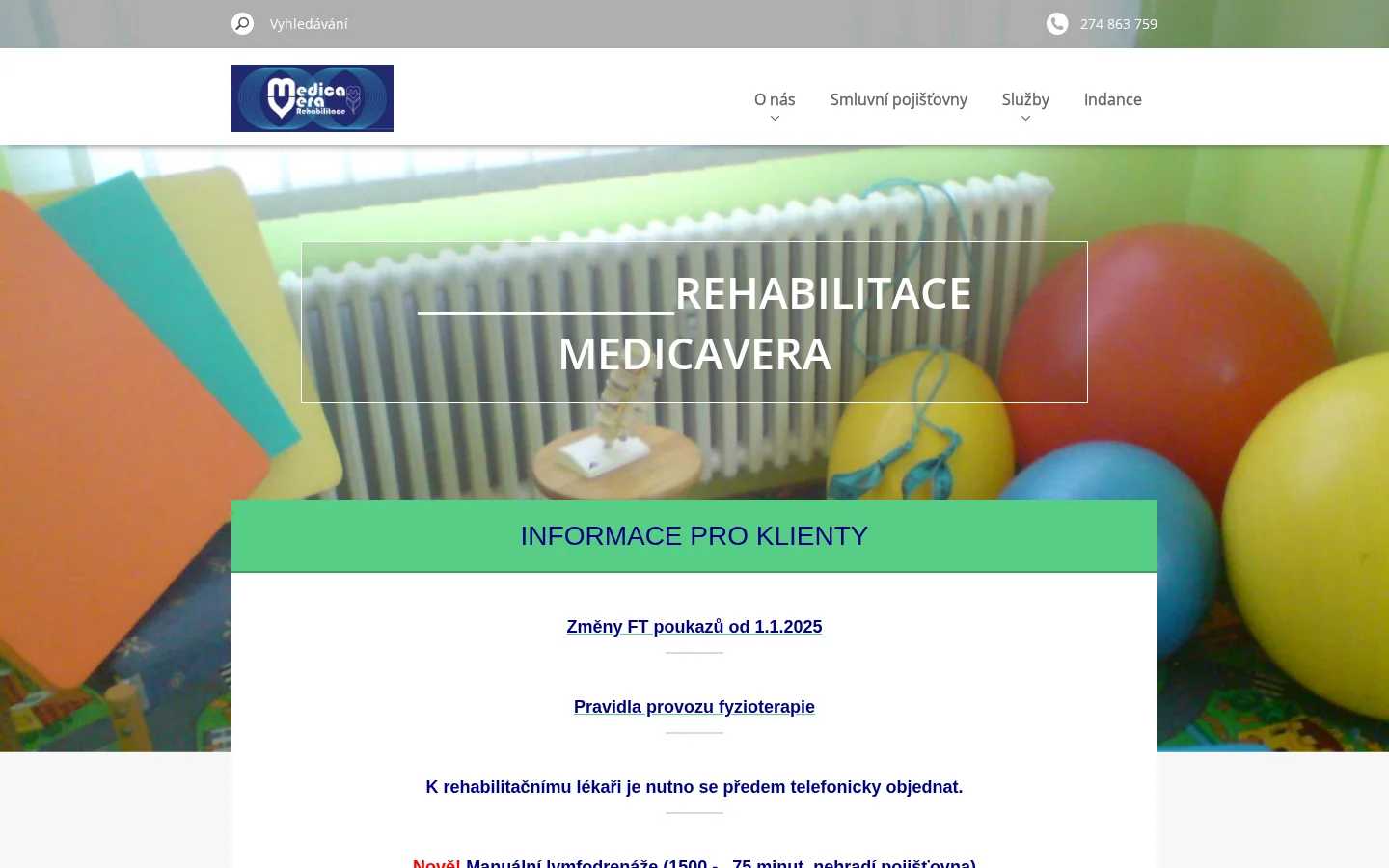 MEDICAVERA, spol. s r.o. website