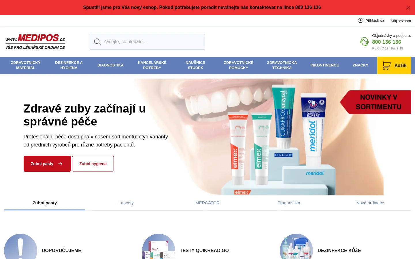 MEDIPOS P&P website