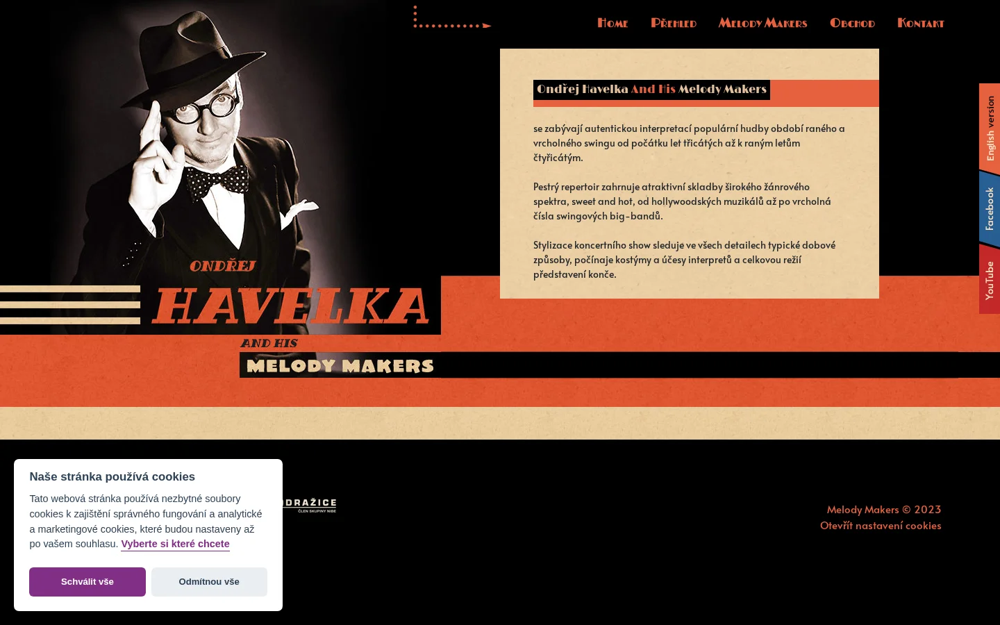 Ondřej Havelka And His MelodyMakers website