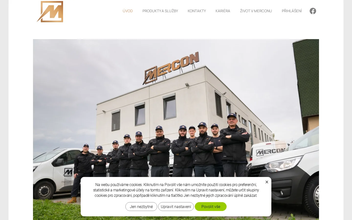 MERCON, s.r.o. website