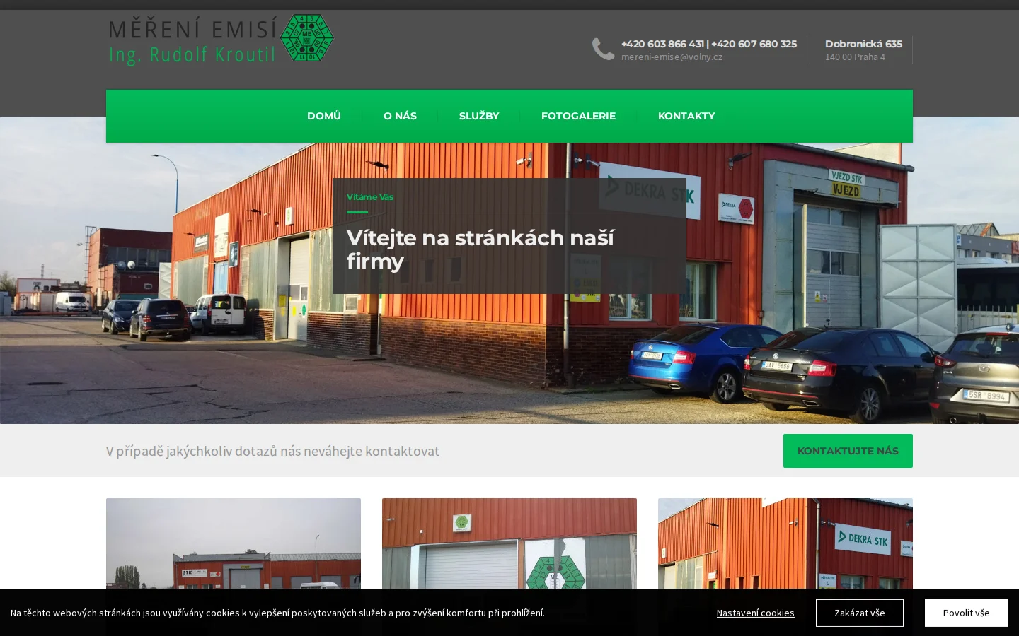 Ing. Rudolf Kroutil - měření emisí website