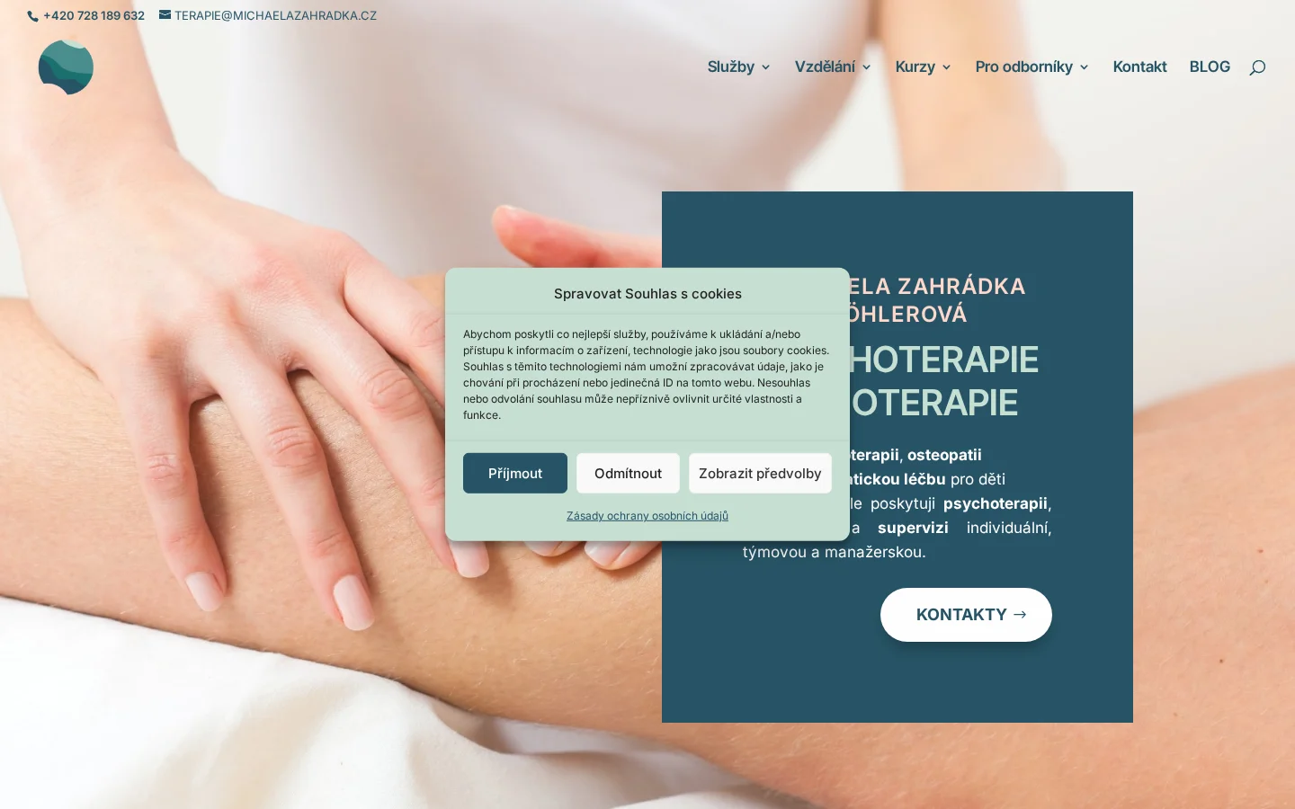 Mgr. Michaela Zahrádka Köhlerová website